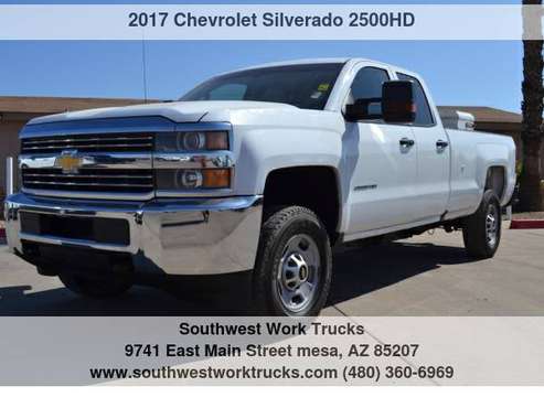2017 Chevrolet Silverado 2500HD 2WD Double Cab Long Bed Work Truck -... for sale in Mesa, AZ