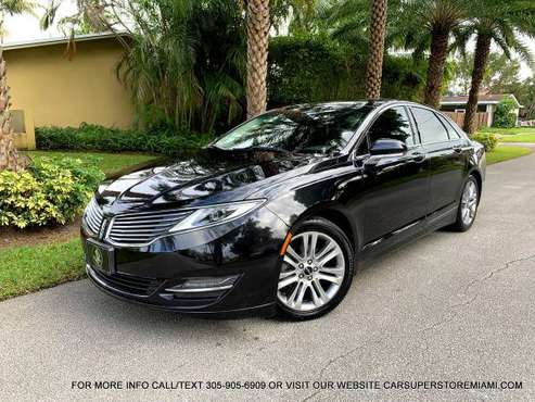 LIKE NEW 2014 LINCOLN MKZ HYBRID CLEAN TITLE NAVIGATION BACK UP... for sale in Hollywood, FL