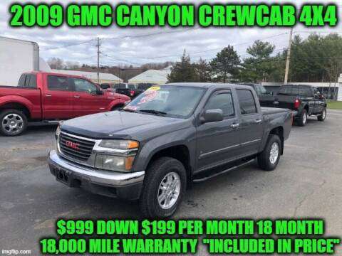 ! 2009 GMC CANYON CREWCAB 4X4 PICKUP ! - - by dealer for sale in Rowley, MA