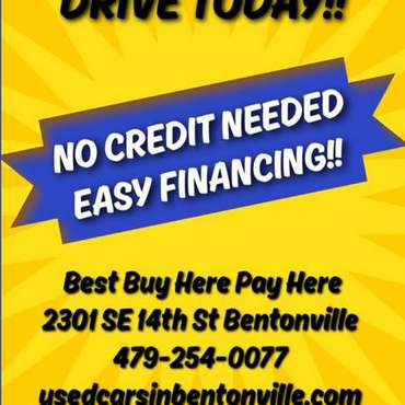 EASY APPROVALS! - - by dealer - vehicle automotive sale for sale in Bentonville, AR