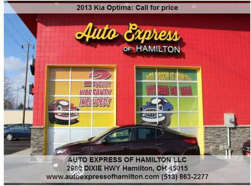 2013 Kia Optima $599 Down+TAX BUY HERE PAY HERE - cars & trucks - by... for sale in Hamilton, OH