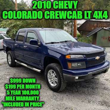 !!*2010 CHEVY COLORADO CREWCAB 4X4 PICKUP*!! - cars & trucks - by... for sale in Rowley, MA