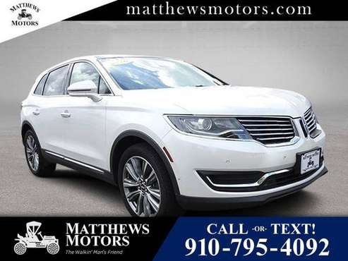 2016 Lincoln MKX Reserve AWD w/ Nav for sale in Wilmington, NC