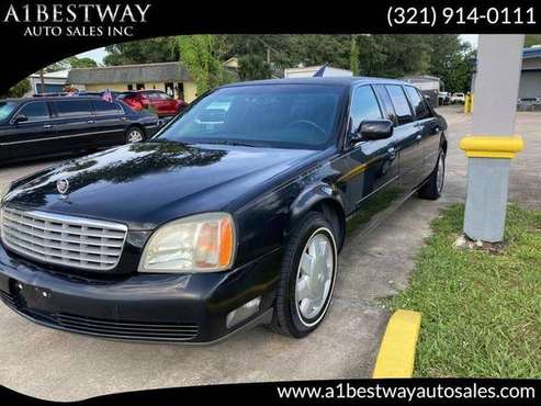 2002 Cadillac DEVILLE 6 DR LIMO 9 PASS BLACK 77K CLEAN SERVICED for sale in GA
