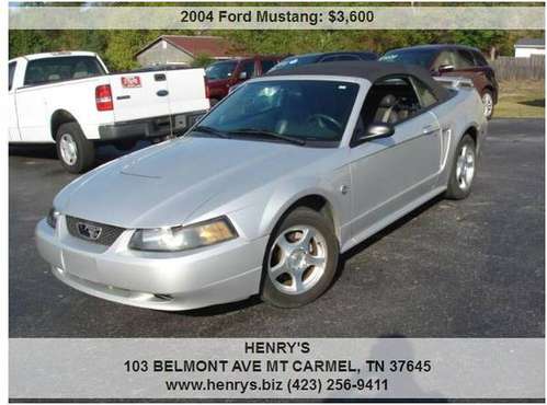 2004 Ford Mustang for sale in Mount Carmel, TN, TN