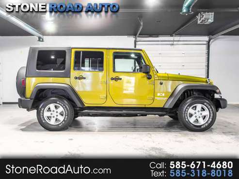 2007 Jeep Wrangler 4WD 4dr Unlimited X for sale in Ontario, NY