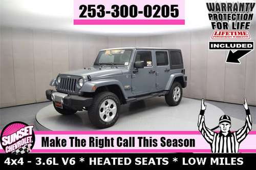 2014 Jeep Wrangler Unlimited Sahara 4WD SUV 4X4 AWD WARRANTY 4 LIFE for sale in Sumner, WA
