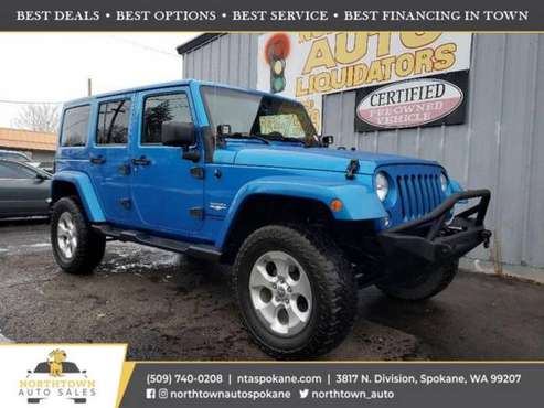 2014 Jeep Wrangler Unlimited Sahara - cars & trucks - by dealer -... for sale in Spokane, WA