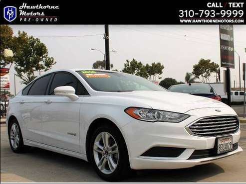 2018 Ford Fusion Hybrid SE Bad Credit, No Credit, New Credit. We can... for sale in Lawndale, CA