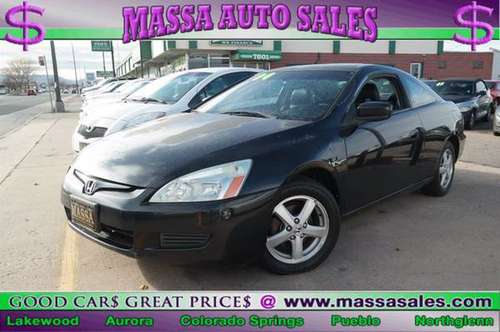 2004 Honda Accord Cpe EX - cars & trucks - by dealer - vehicle... for sale in Pueblo, CO