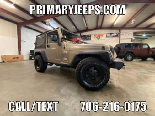 2004 Jeep Wrangler 4X4 IN HOUSE FINANCE - FREE SHIPPING - cars &... for sale in DAWSONVILLE, GA