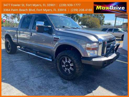 2010 Ford F250 Super Duty Crew Cab Lariat Pickup 4D 6 3/4 ft - cars for sale in Fort Myers, FL
