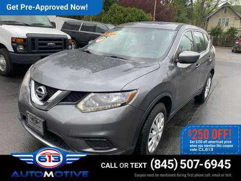 2016 Nissan Rogue S 2WD - - by dealer - vehicle for sale in Ellenville, NY