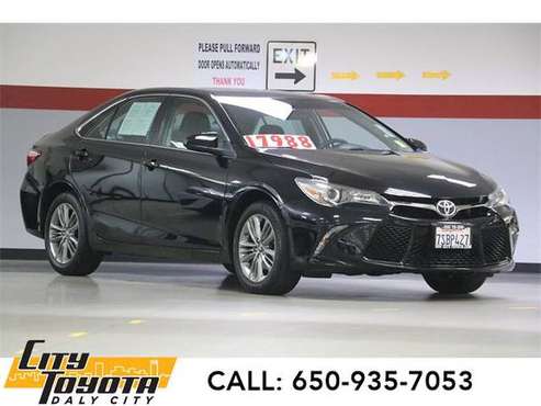 2016 Toyota Camry SE - sedan - cars & trucks - by dealer - vehicle... for sale in Daly City, CA