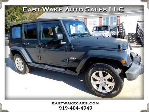 2016 Jeep Wrangler Unlimited Sahara 4WD - GREAT DEALS! - cars &... for sale in Zebulon, NC