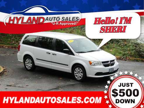 2013 DODGE CARAVAN SE 4D*3RD ROW SEATING AND ONLY$500 DOWN@HYLAND AU for sale in Springfield, OR