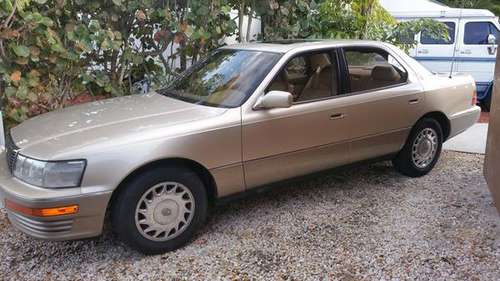 Lexus LS-400 1992 Gold Beige Car Daily Driver some issues REDUCED for sale in Cape Coral, FL