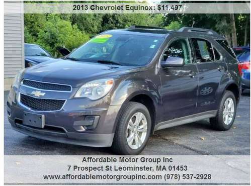 2013 Chevrolet Equinox LT AWD 97K miles Remote Starter Power Seat Powe for sale in leominster, MA