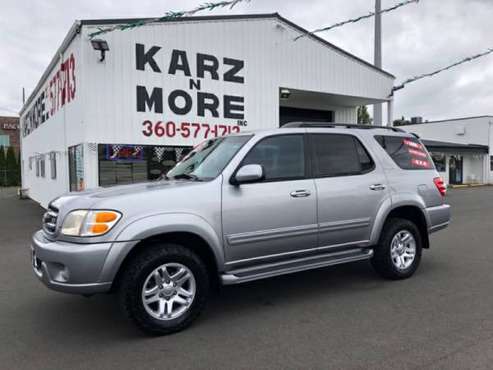 2002 Toyota Sequoia 4dr Limited 4WD V8 Auto Leather Moon Loaded 3Rd for sale in Longview, OR