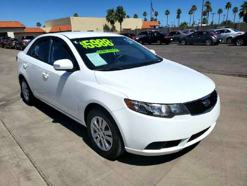 2010 Kia Forte 4dr Sdn Auto EX FREE CARFAX ON EVERY VEHICLE - cars &... for sale in Glendale, AZ