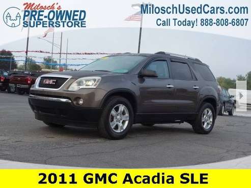 2011 GMC Acadia FWD 4dr SLE - cars & trucks - by dealer - vehicle... for sale in Lake Orion, MI