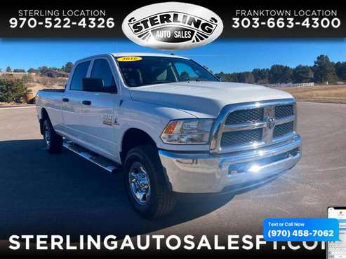 2013 RAM 2500 4WD Crew Cab 169 Tradesman - CALL/TEXT TODAY! - cars &... for sale in Sterling, CO