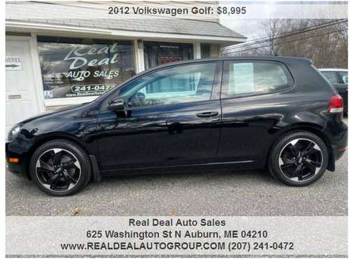 2012 VW GOLF! HEATED CLOTH! MOONROOF! $7,995 WITHOUT WHEELS SHOWN..... for sale in Auburn, ME