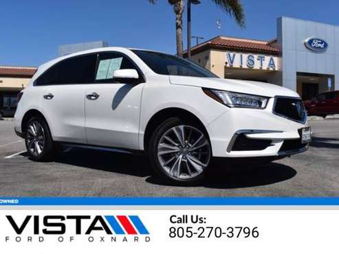 2018 Acura MDX w/Technology Pkg hatchback White - - by for sale in Oxnard, CA