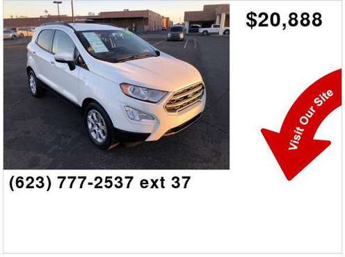 2018 Ford EcoSport SE Diamond White - - by dealer for sale in Glendale, AZ