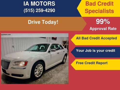 2012 CHRYSLER 300 LTD *FR $499 DOWN GUARANTEED FINANCE AWD *EVERYONE... for sale in Des Moines, IA