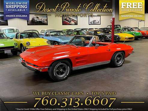 1963 Chevrolet corvette Convertible Convertible at a DRAMATIC DISCOU... for sale in Palm Desert , CA