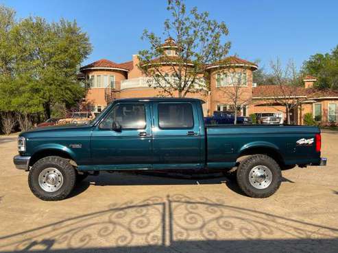 1996 Ford F250 Crew Cab Short Bed 4x4 7 3 Powerstroke Turbo Diesel for sale in Irving, OK