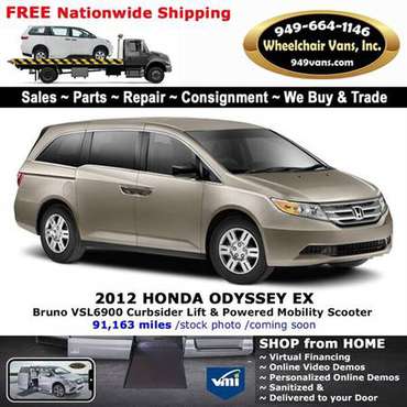 2012 Honda Odyssey EX Mobility Package Conversion - cars & trucks -... for sale in LAGUNA HILLS, AZ