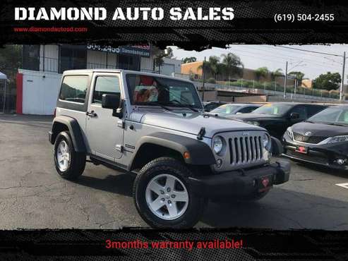 2018 Jeep Wrangler JK Sport 4x4 2dr SUV ALL CREDIT WELCOME!! - cars... for sale in El Cajon, CA