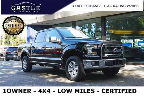 2017 Ford F-150 4x4 4WD Certified F150 XLT Truck for sale in Lynnwood, AK