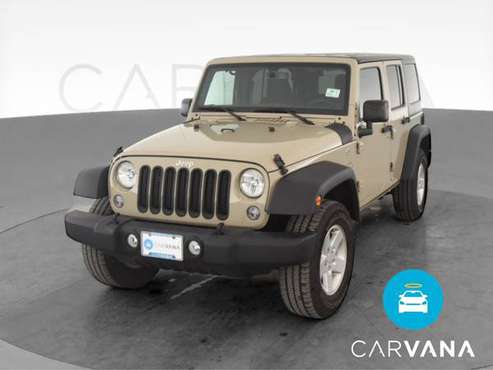 2017 Jeep Wrangler Unlimited Sport S Sport Utility 4D suv Beige - -... for sale in Mayville, NY