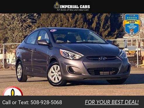 2016 Hyundai Accent SE hatchback Gray - - by dealer for sale in Mendon, MA