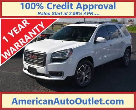 2016 GMC Acadia SLT2 AWD - 1 Year Warranty - Easy Payments! - cars & for sale in Nixa, MO