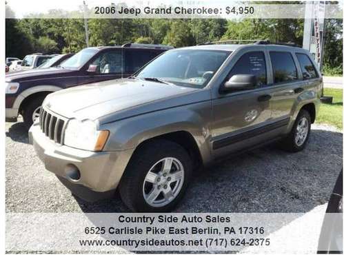 2006 Jeep Grand Cherokee Laredo 4dr SUV 4WD for sale in East Berlin, PA