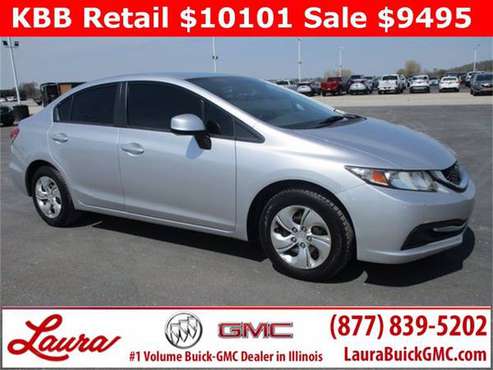 2013 Honda Civic Sdn LX - - by dealer - vehicle for sale in Collinsville, MO