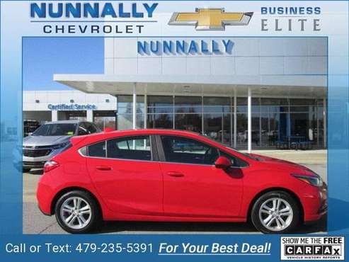 2017 Chevy Chevrolet Cruze LT hatchback Red Hot - cars & trucks - by... for sale in Bentonville, AR
