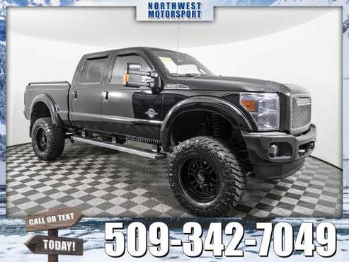 Lifted 2016 *Ford F-350* Lariat 4x4 - cars & trucks - by dealer -... for sale in Spokane Valley, ID