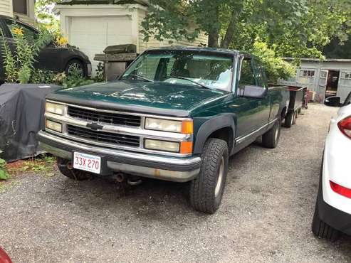 98 4x4 chevy with plow for sale in Athol, MA