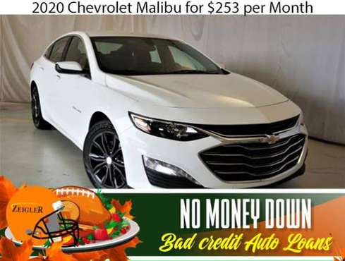 $253/mo 2020 Chevrolet Malibu Bad Credit & No Money Down OK - cars &... for sale in Chicago Ridge, IL