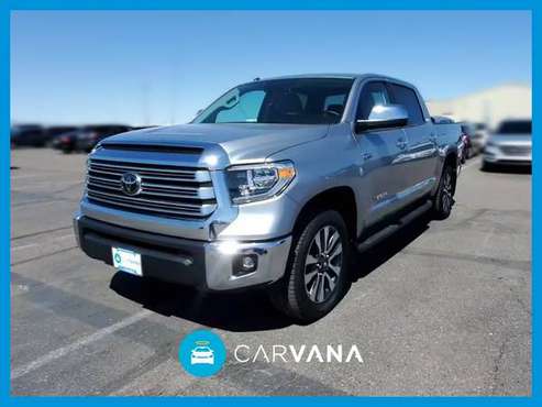 2019 Toyota Tundra CrewMax Limited Pickup 4D 5 1/2 ft pickup Silver for sale in Atlanta, CA