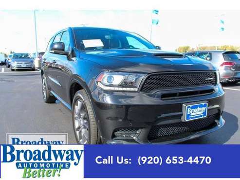 2018 Dodge Durango SUV R/T - Dodge DB Black Clearcoat for sale in Green Bay, WI
