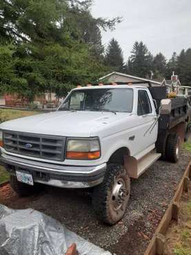 Powerstroke Dump Truck - cars & trucks - by owner - vehicle... for sale in Medford, OR