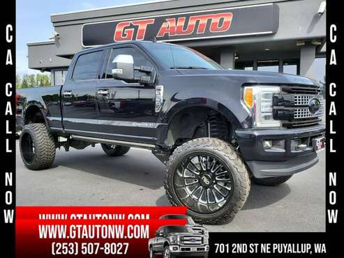 2019 Ford F350 Super Duty Crew Cab Platinum Pickup 4D 6 3/4 ft for sale in PUYALLUP, WA