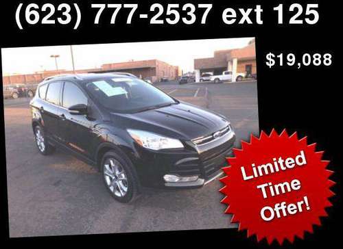 2016 Ford Escape Titanium 4WD Shadow Black - cars & trucks - by... for sale in Glendale, AZ