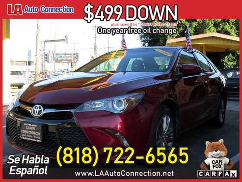 2017 Toyota Camry SE FOR ONLY 236/mo! - - by dealer for sale in Van Nuys, CA